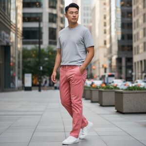 🌻Vineyard Vines Coral Color Chinos Men's Size 36x32